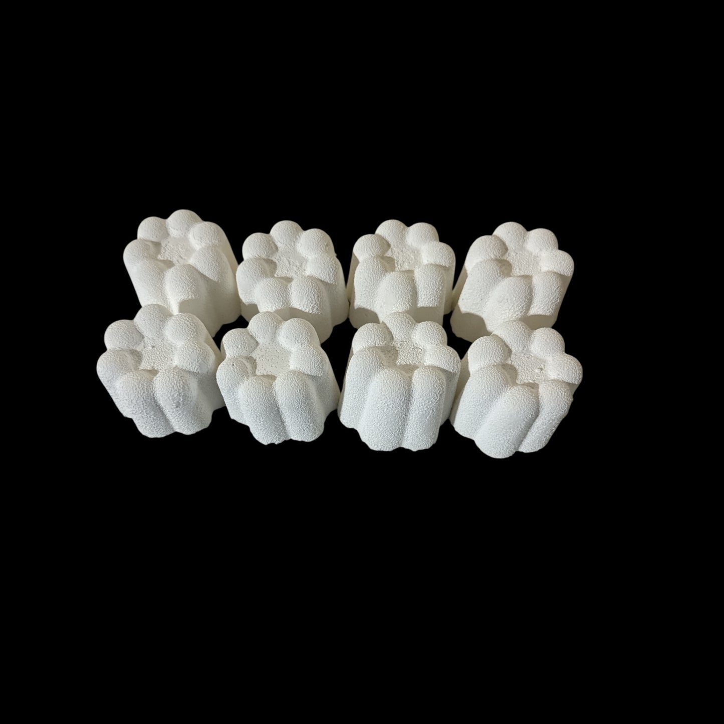 Eight (8) Flower Cylinders