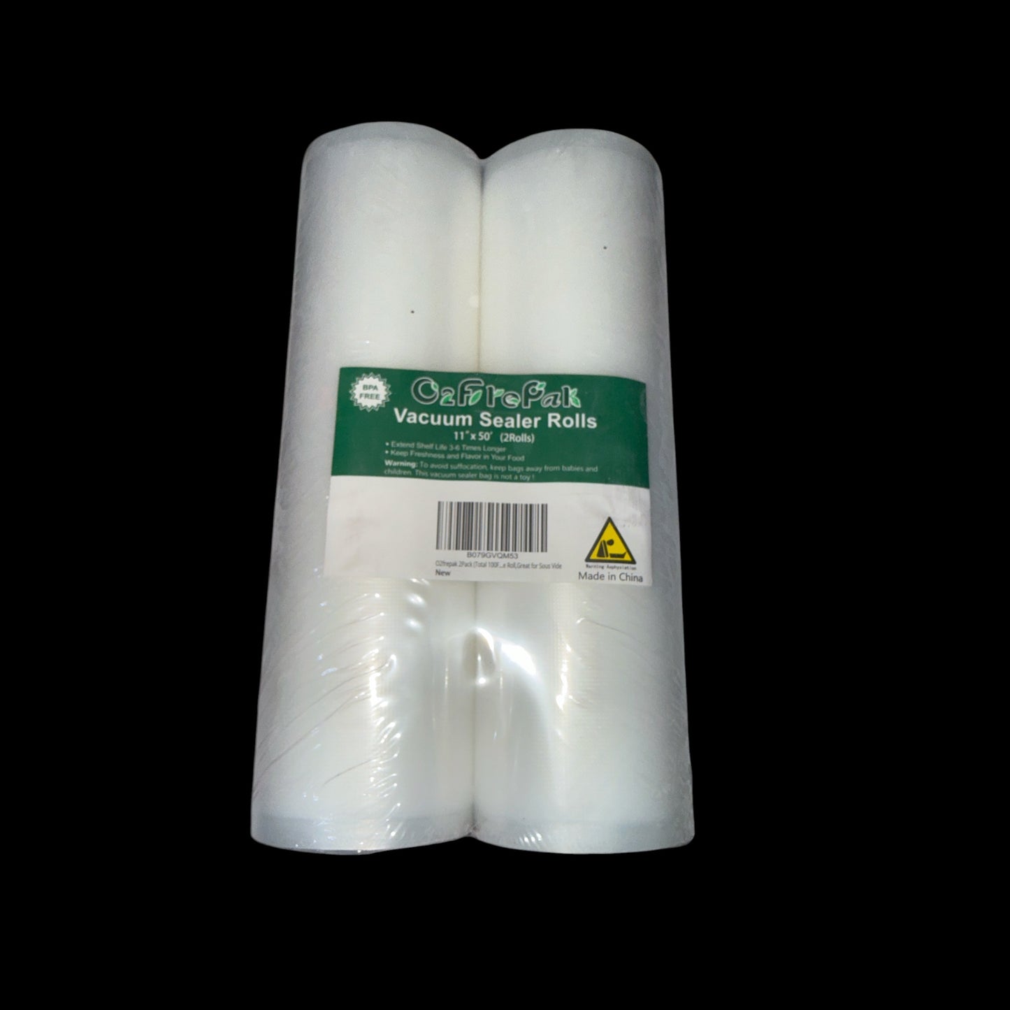 Two (2) 11in x 50ft Vacuum Sealer Rolls