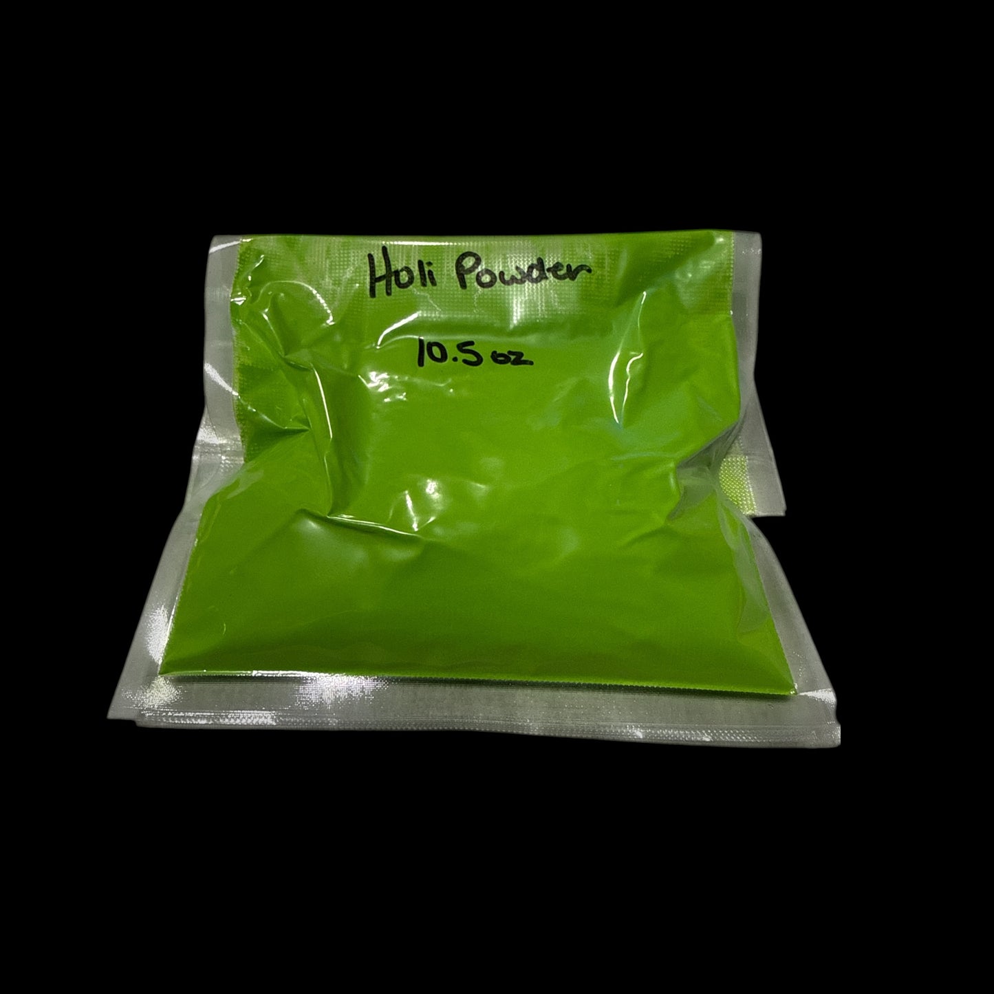 One (1) Bag of Green 10.5oz (297 grams) Holi Powder