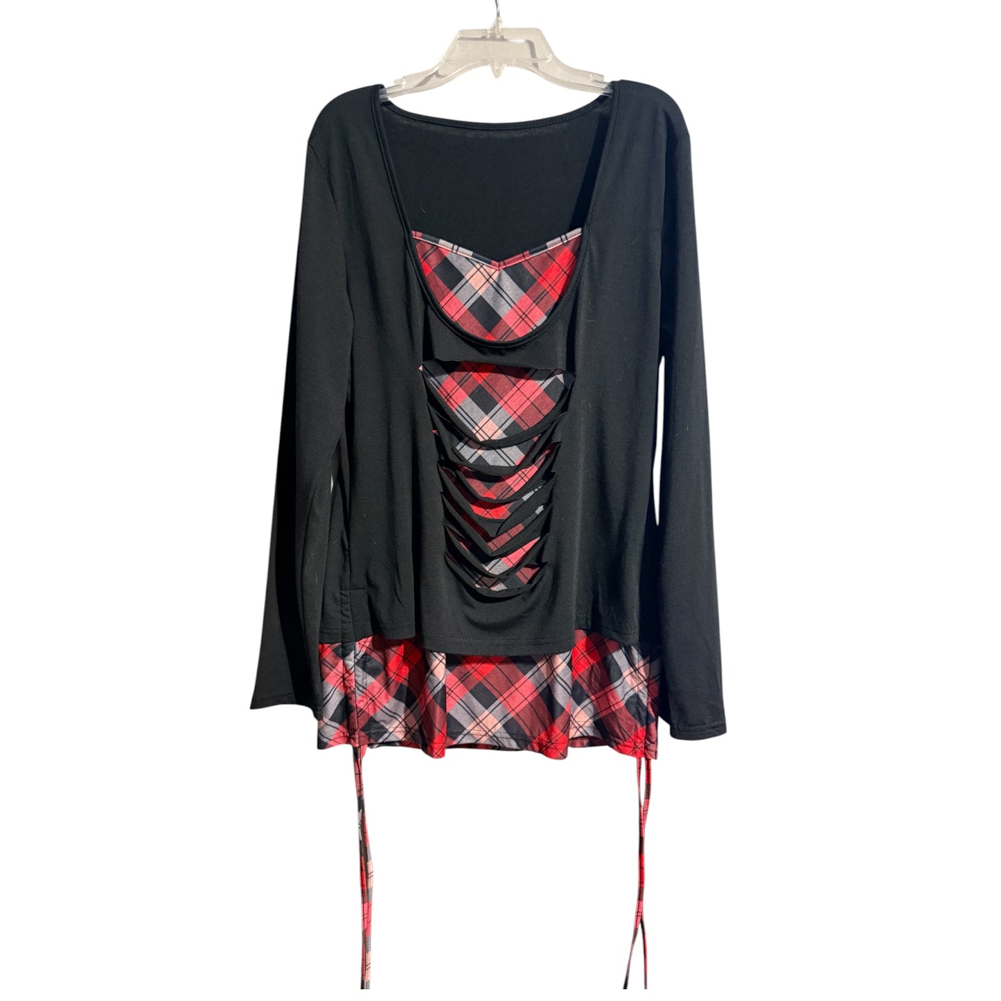 Long Sleeve Plaid (Large)