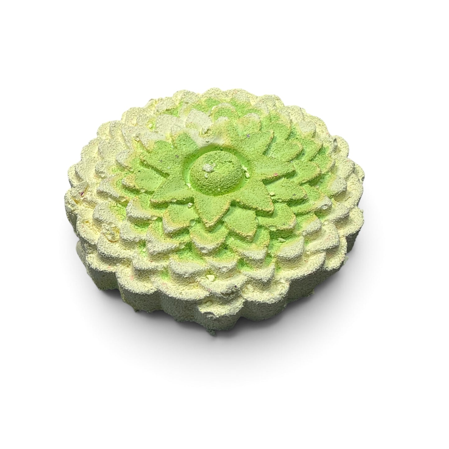 One (1) Large Light Green and Yellow Flower