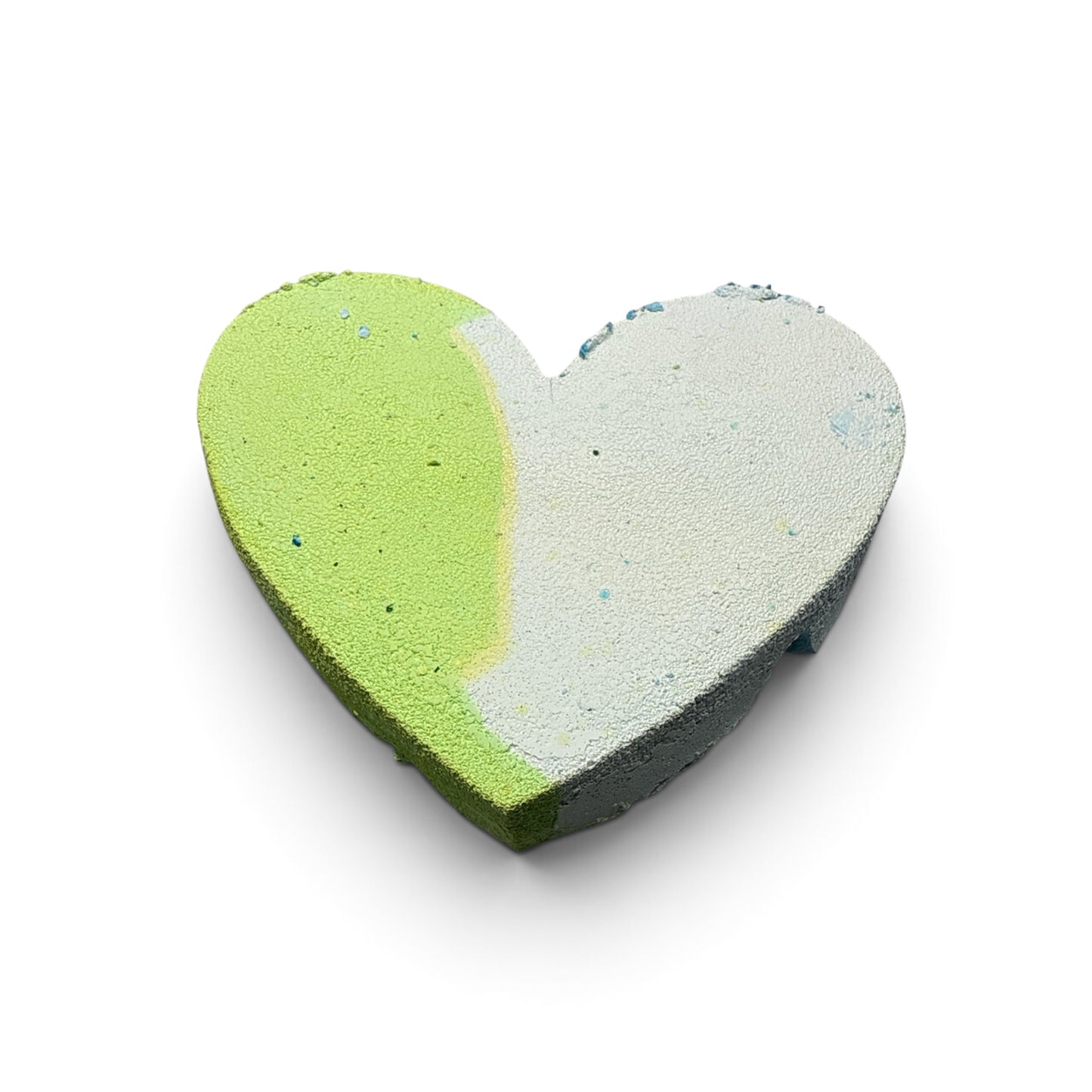 One (1) Light Blue and Green Large Heart
