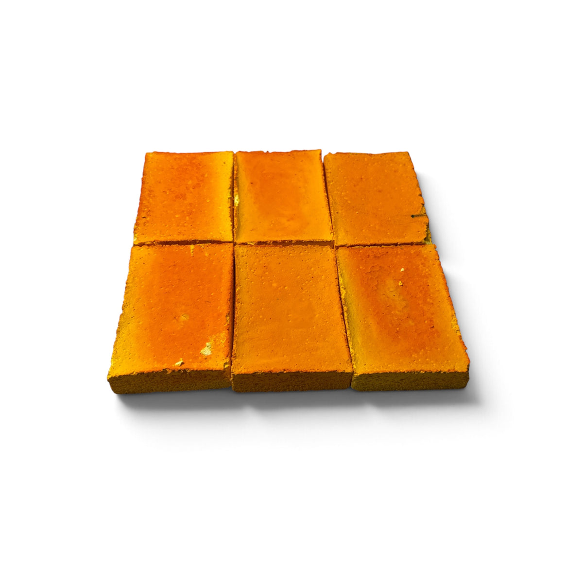 Six (6) Thin Yellow Rectangles