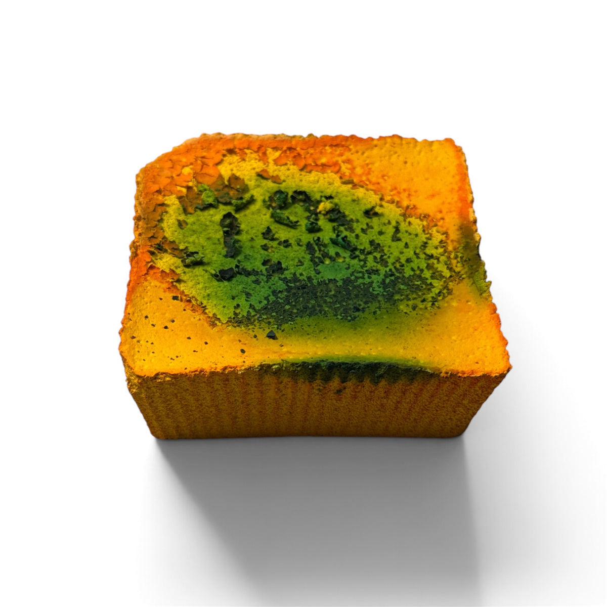 One (1) Green and Yellow Small Block