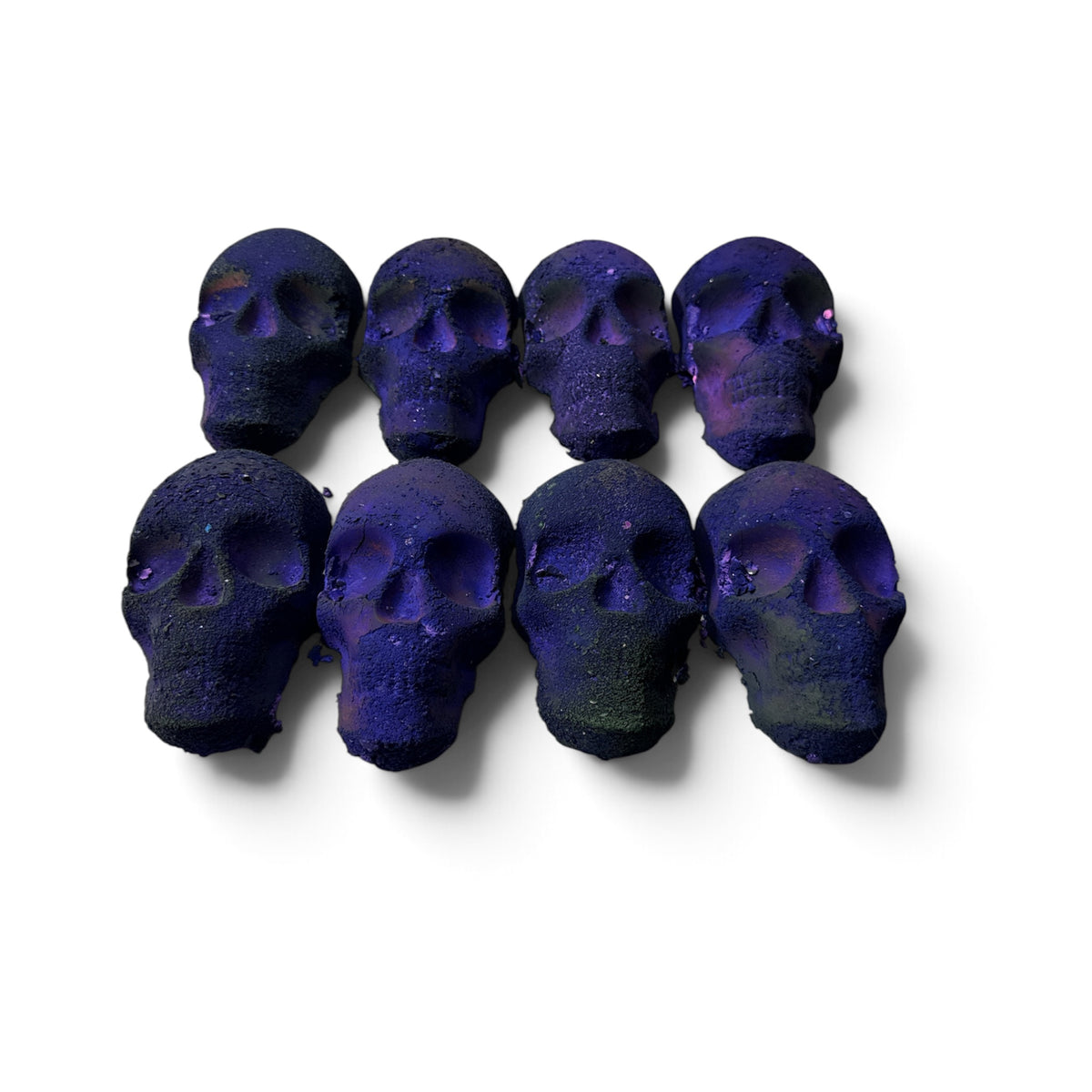 Eight (8) Skulls (One (1) Broken)