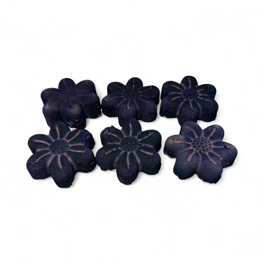 Six (6) Purple Flowers