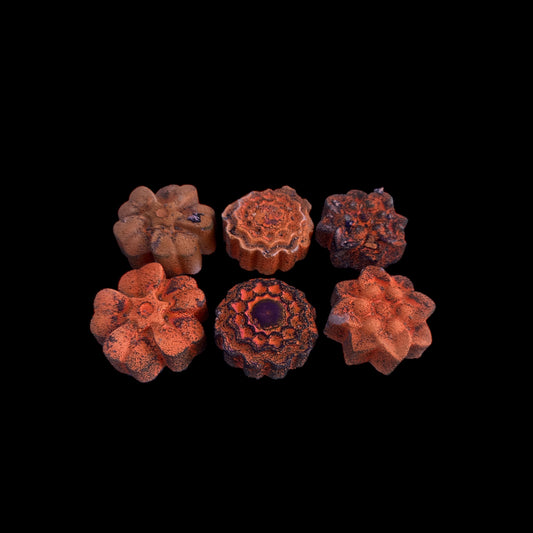 Six (6) Purple Flowers