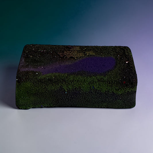 One (1) Purple and Black Loaf