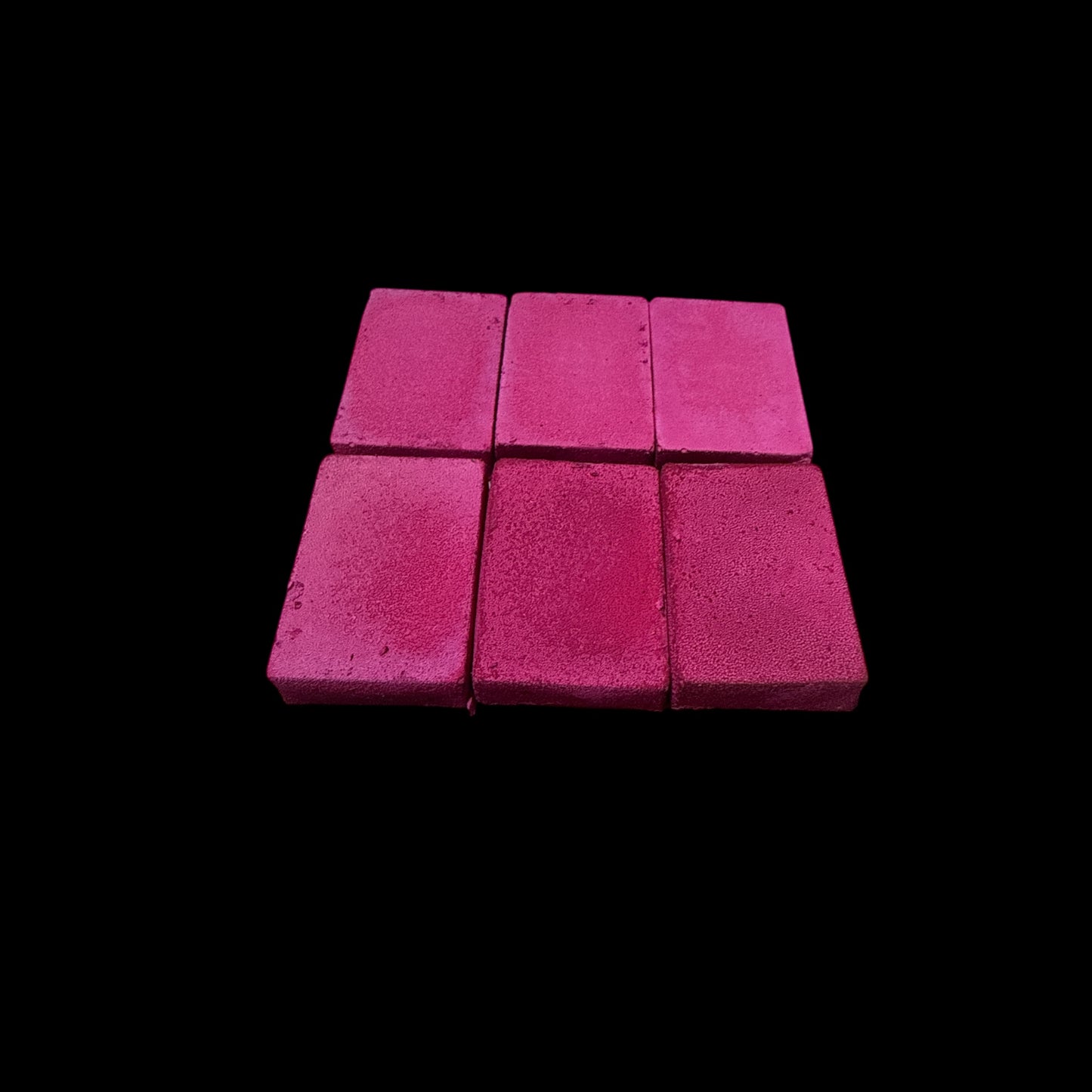Six (6) Thin Pink Rectangles