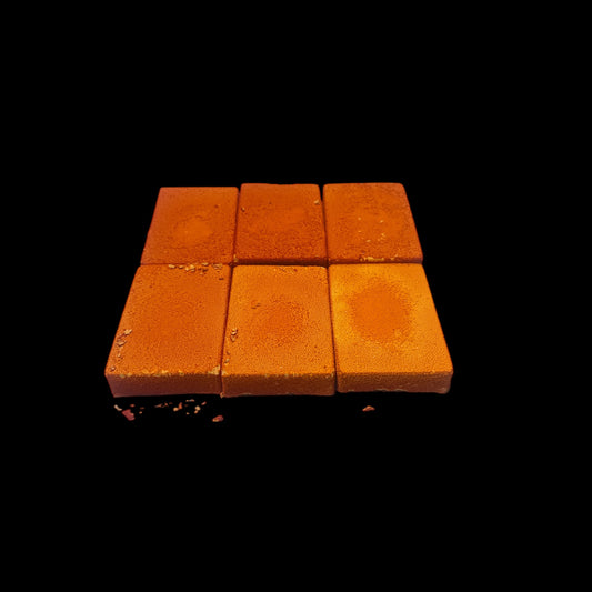 Six (6) Orange Thin Rectangles