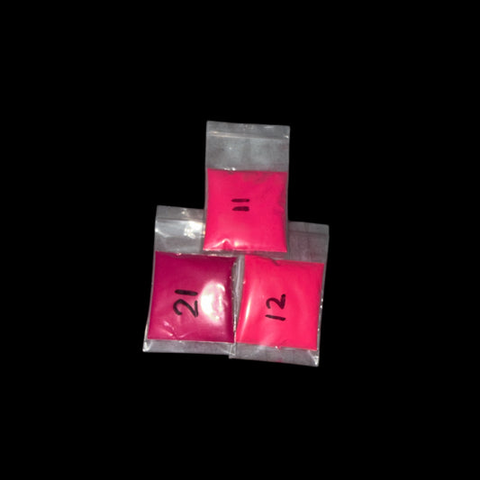 Three (3) Bags of Different Pinks Holi Powder