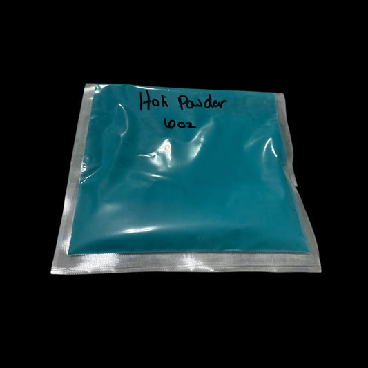 One (1) Bag of Teal 6oz (170 grams) Holi Powder