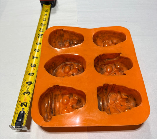 Skull Faces Mold