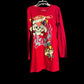 Long Sleeve Ed Hardy Mini Dress (Large Fits like small/medium)