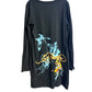 Long Sleeve Ed Hardy Mini Dress (Large Fits like small/medium)