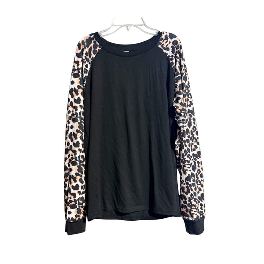 Long Sleeve Leopard Print (Large)