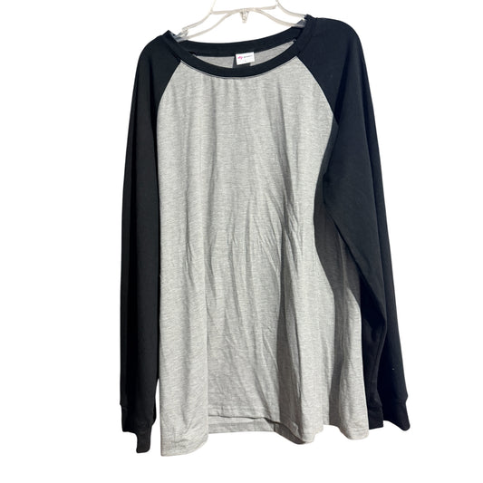 Long Sleeve Black and Gray (Large)