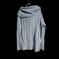 Blue Cable Knit Sweater (Large)