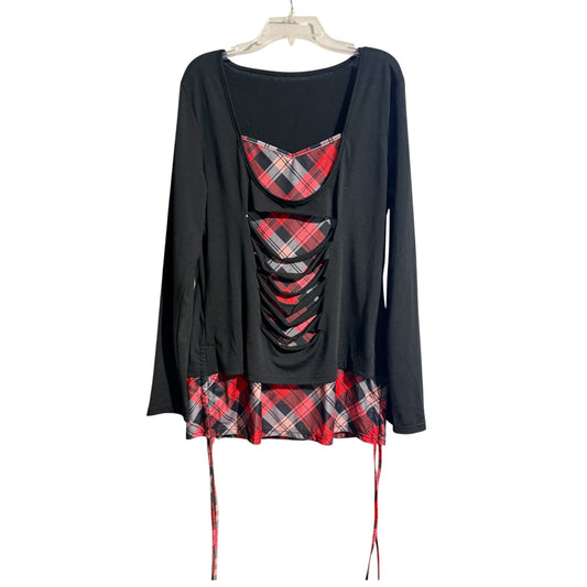 Long Sleeve Plaid (Large)