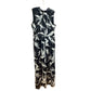Cutoff Black and White Satin Jumper (Large)