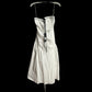 Tags On - Strapless White Dress w/Black Ribbon (Large)