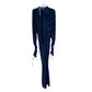 Tags On - Ruched Black Jumper (Large)