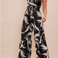 Cutoff Black and White Satin Jumper (Large)