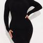 Black Snatched Mini Dress (Large)