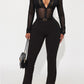 Tags On - See Through Black Jumper (Large)