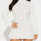 Open Back Sweater Dress (Large)
