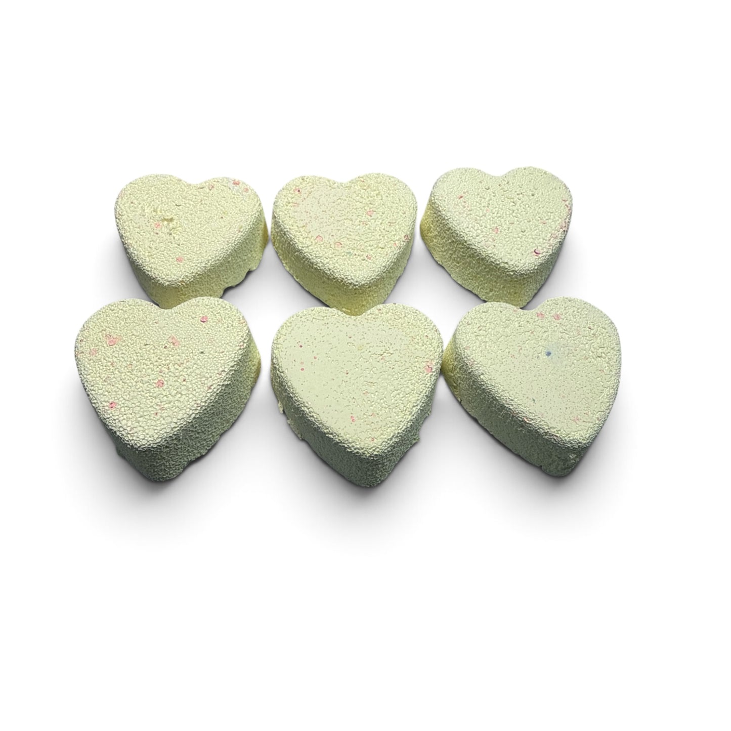 Six (6) Yellow Hearts