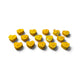 15 Mini Yellow Hearts