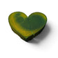 One (1) Large Broken Green Heart