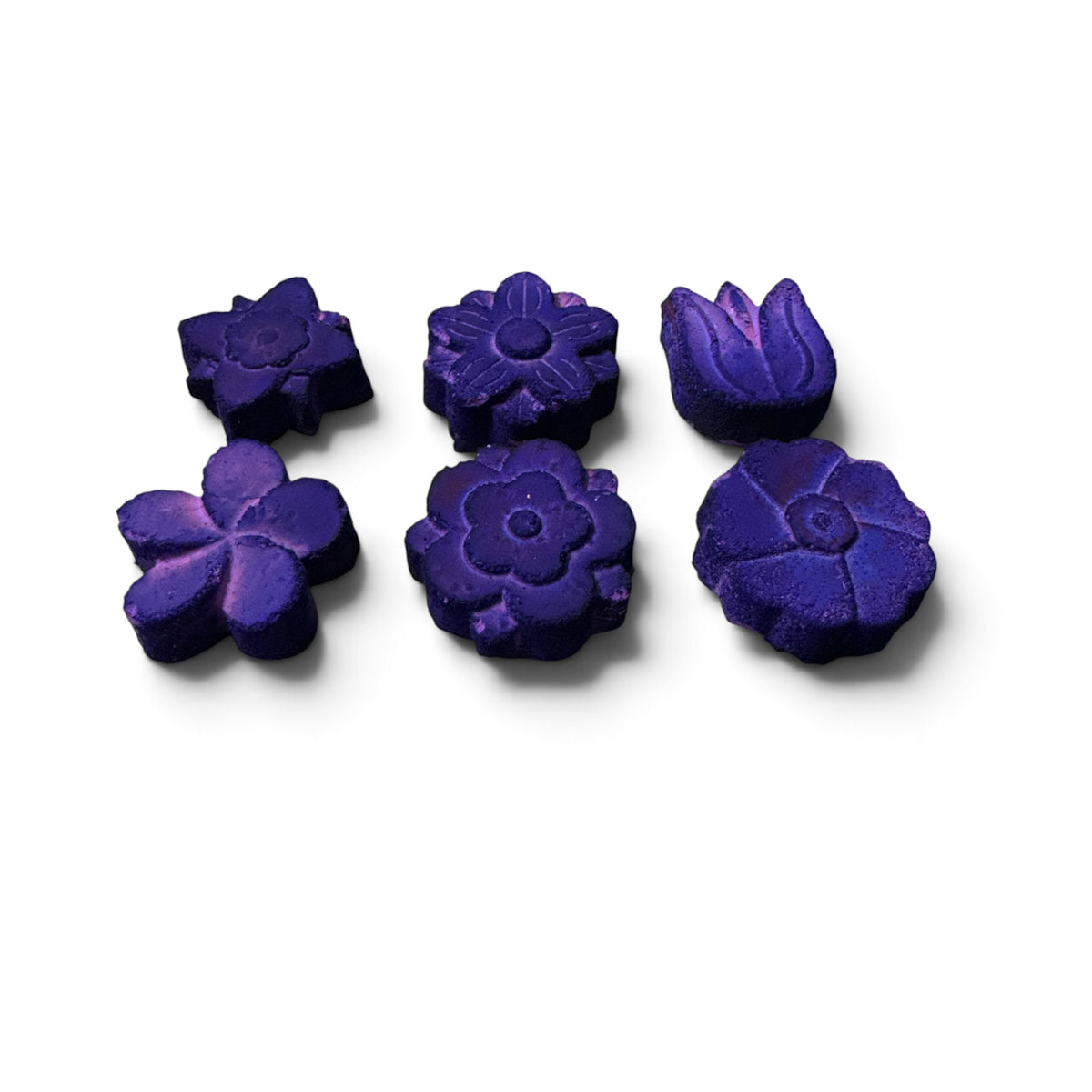 Six (6) Purple Flowers