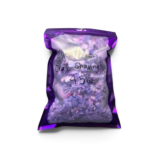 Fresh Dyed Chalk Shavings 4.5oz - Purple