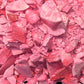 Dyed Fresh Chalk Shavings 4.5oz - Pink